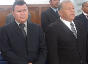 Roque Pereira e Carlito do Peixe: vice-líder e líder do DEM na Câmara de Feira.